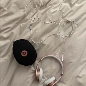 Rose Gold Wireless Beats Headphones